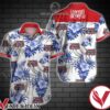 Lynyrd Skynyrd Blue Tropical Floral White Hawaiian Shirt, Unique Gifts For Friends - Vesles2014S 1
