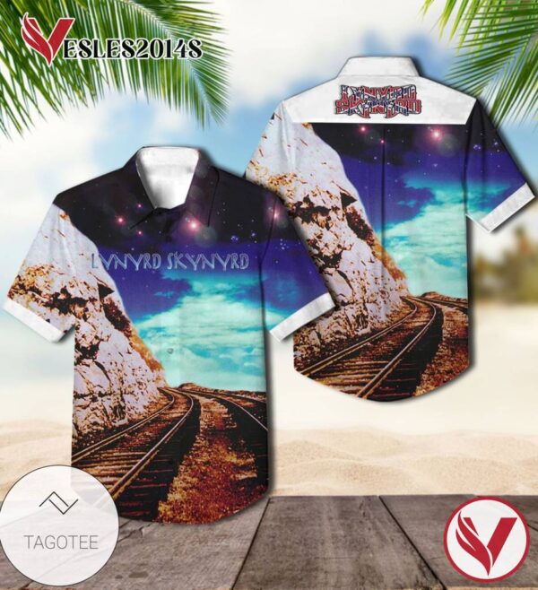 Lynyrd Skynyrd Edge Of Forever Album Cover Hawaiian Shirt, Best Gift For Music Lovers Vesles2014S