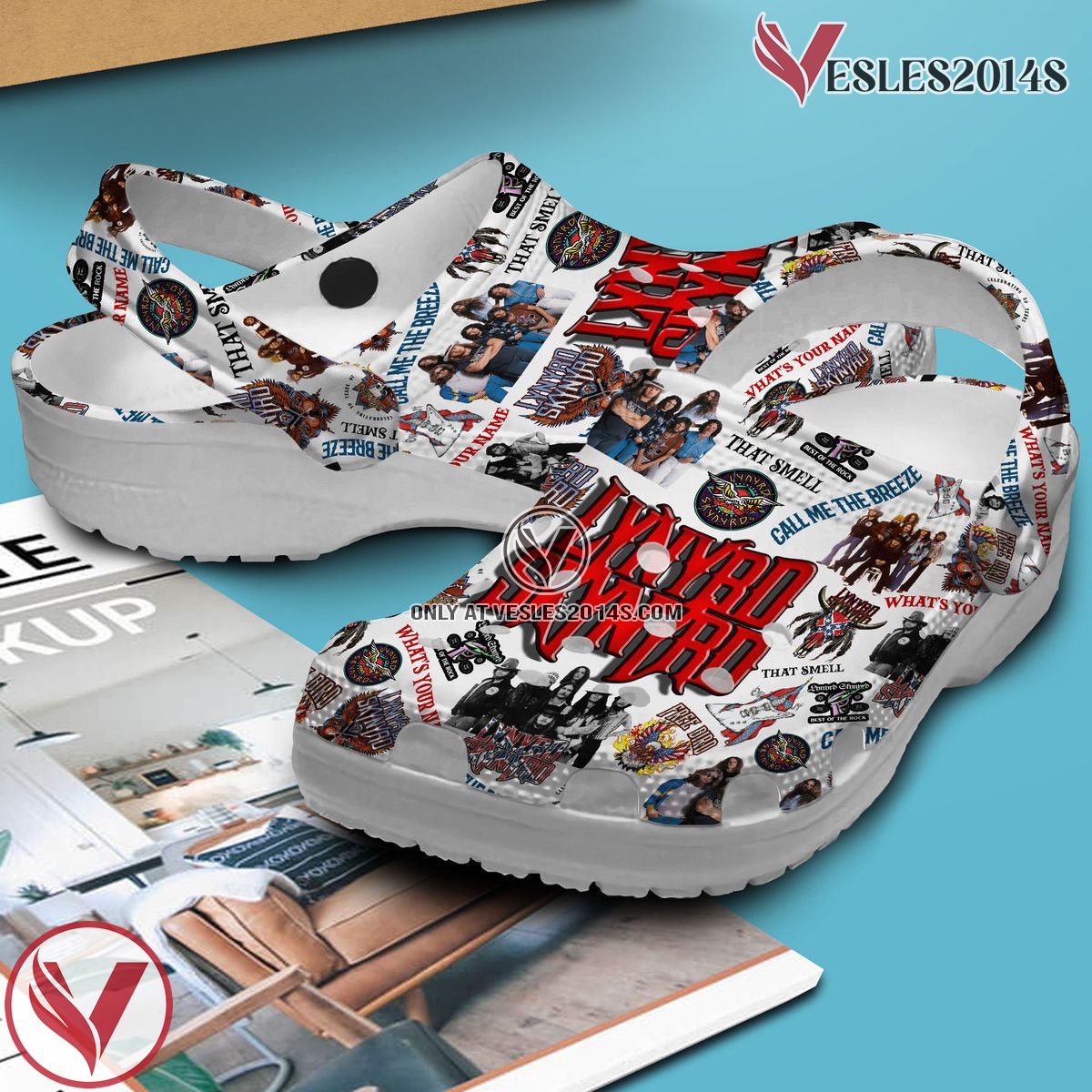 Lynyrd Skynyrd Music Crocs Crocband Clogs Shoes, Unique Gifts For Fans Style 1 - Vesles2014S 2