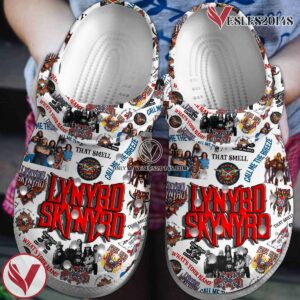 Lynyrd Skynyrd Music Crocs Crocband Clogs Shoes, Unique Gifts For Fans Style 1 - Vesles2014S