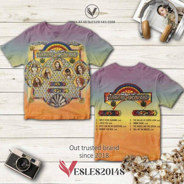 Lynyrd Skynyrd Second Helping Album 3D Shirt, Perfect Gifts For Music Lovers - Vesles2014S