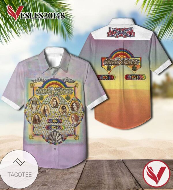 Lynyrd Skynyrd Second Helping Album Cover Hawaiian Shirt, Best Gift For Music Lovers Vesles2014S