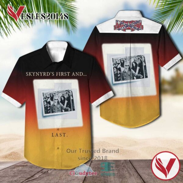Lynyrd Skynyrd Skynyrd's First And Last Album Hawaiian Casual Shirt, Best Gift For Music Lovers Vesles2014S