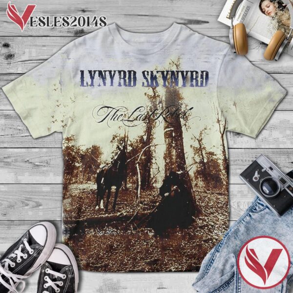 Lynyrd Skynyrd The Last Rebel Album Cover Shirt, Perfect Gifts For Music Lovers - Vesles2014S