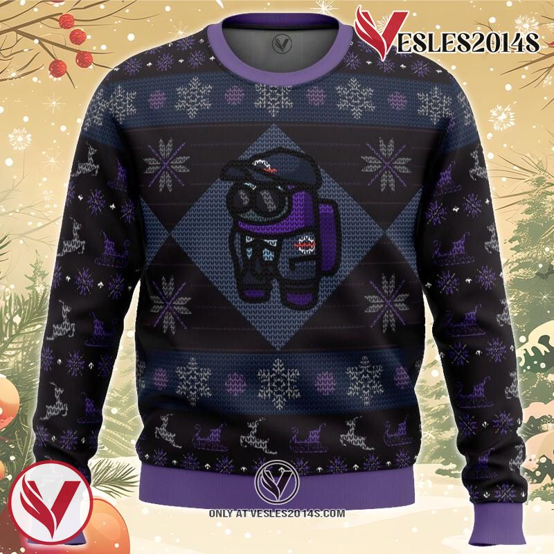 MIRA Security Guard Among Us Ugly Christmas Sweater, Unique Christmas Gift For Fans - Vesles2014S