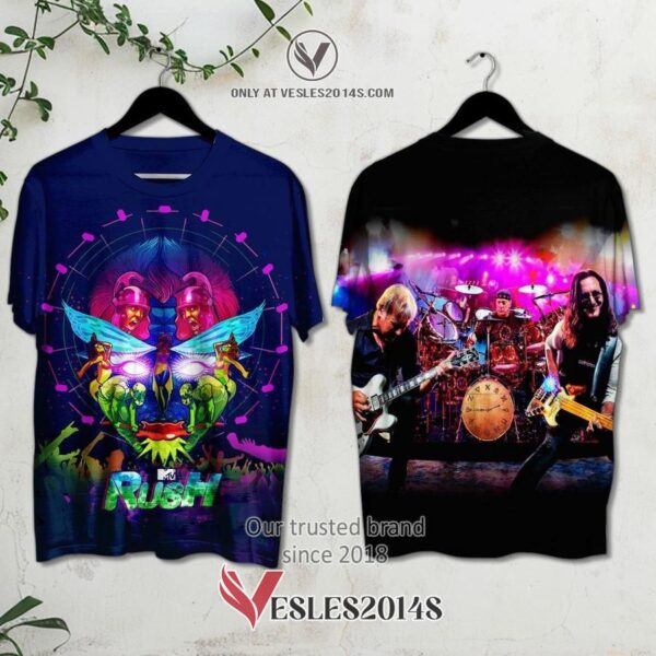 MTV Rush Album 3D Shirt, Unique Gifts For Music Lovers - Vesles2014S