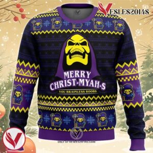 MYAH-rry Christ-MYAHs He-Man Ugly Christmas Sweater, Unique Christmas Gift For Fans - Vesles2014S