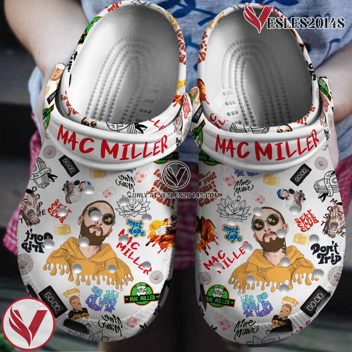 Mac Miller Music Crocs Crocband Clogs Shoes, Unique Gifts For Fans Style 2 - Vesles2014S