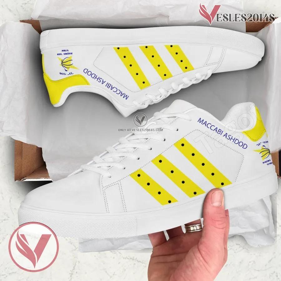 Maccabi Ashdod Women Logo Stan Smith Shoes For Men And Womens - Vesles2014s