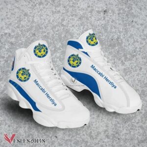Maccabi Herzliya Logo Club Air Jordan 13 Shoes, Best Sneaker Gifts For Fans - Vesles2014s 1