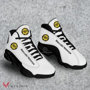 Maccabi Netanya Logo Club Air Jordan 13 Shoes, Best Sneaker Gifts For Fans - Vesles2014s