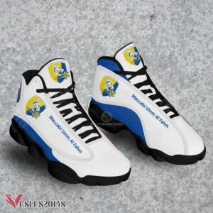 Maccabi Umm Al Fahm Logo Club Air Jordan 13 Shoes, Best Sneaker Gifts For Fans - Vesles2014s