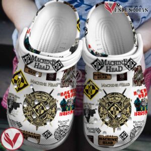 Machine Head Music Crocs Crocband Clogs Shoes, Unique Gifts For Fans Style 1 - Vesles2014S