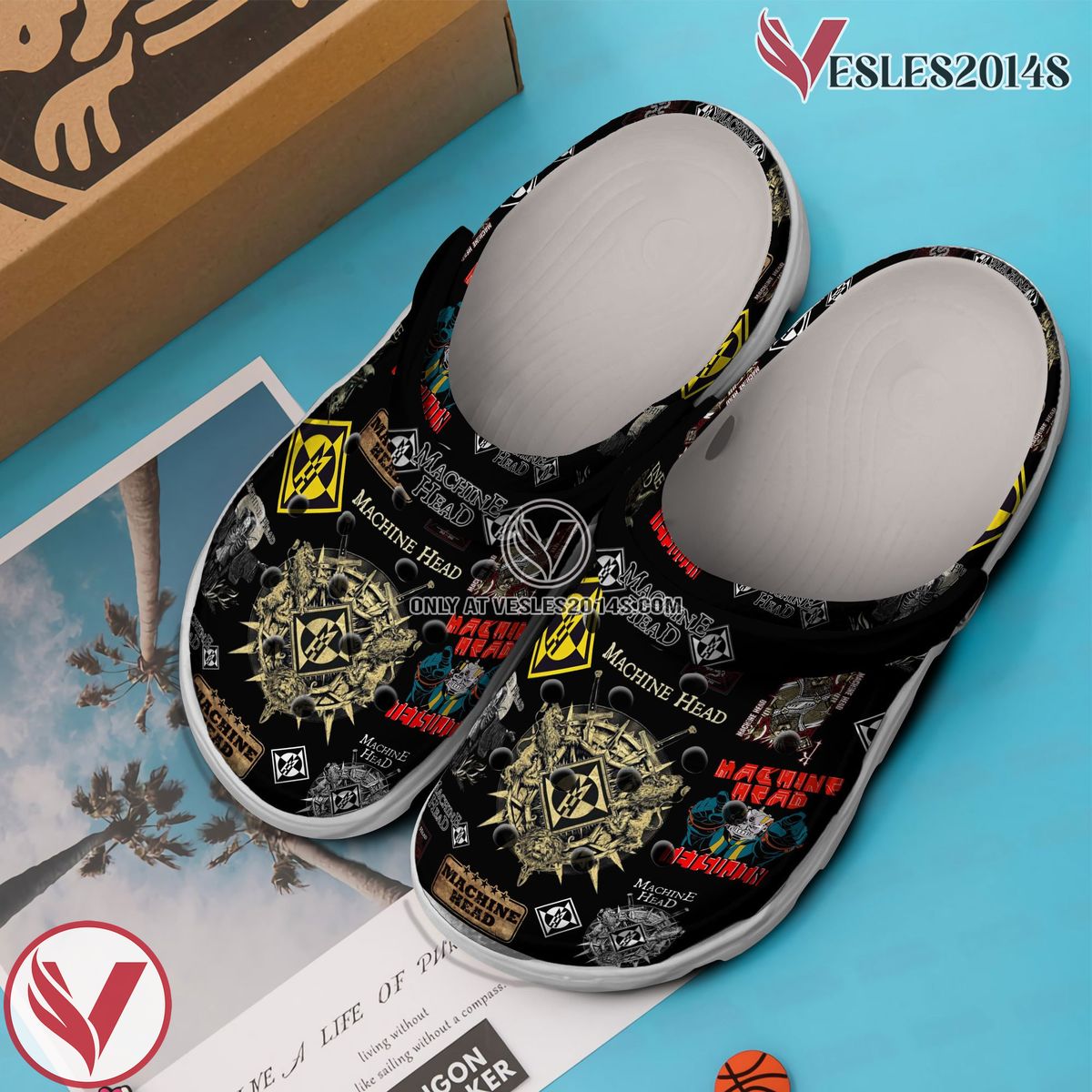 Machine Head Music Crocs Crocband Clogs Shoes, Unique Gifts For Fans Style 2 - Vesles2014S 2