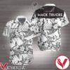 Mack Trucks Black Tropical Floral White Hawaiian Shirt, Unique Gifts For Friends - Vesles2014S 1
