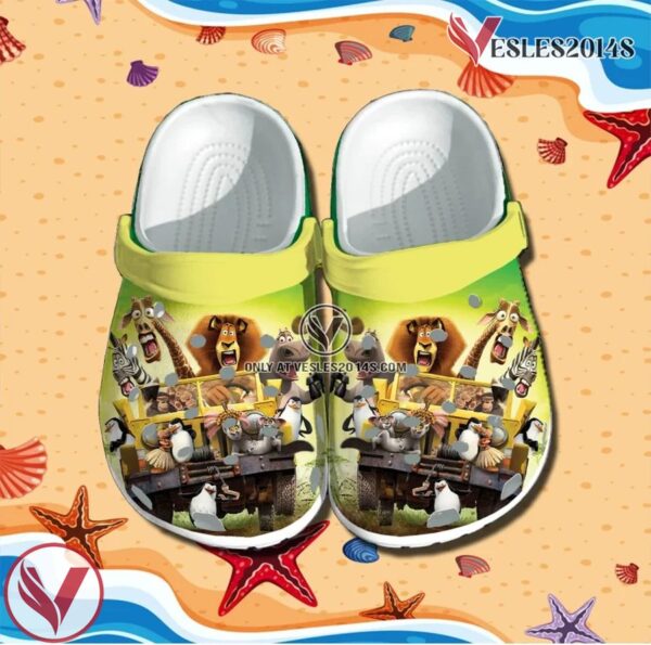 Madagascar Crocs Clog Shoes, Unique Gift From  Vesles2014S 2