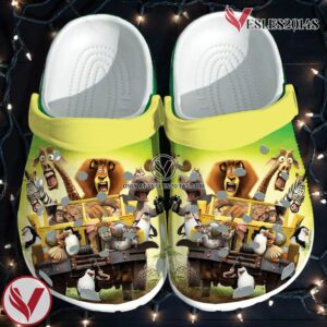 Madagascar Crocs Clog Shoes, Unique Gift From  Vesles2014S