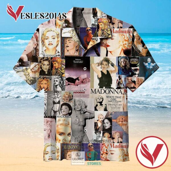 Madonna Casual Hawaiian Shirt, Best Gifts For Summer Vesles2014S