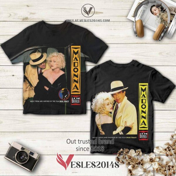 Madonna Im Breathless Album 3D T-Shirt, Perfect Gifts For Music Lovers - Vesles2014S
