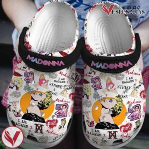 Madonna Music Crocs Crocband Clogs Shoes, Unique Gifts For Fans Style 3 - Vesles2014S