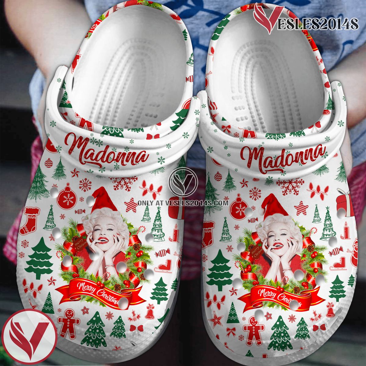 Madonna Music Crocs Crocband Clogs Shoes, Unique Gifts For Fans Style 4 - Vesles2014S