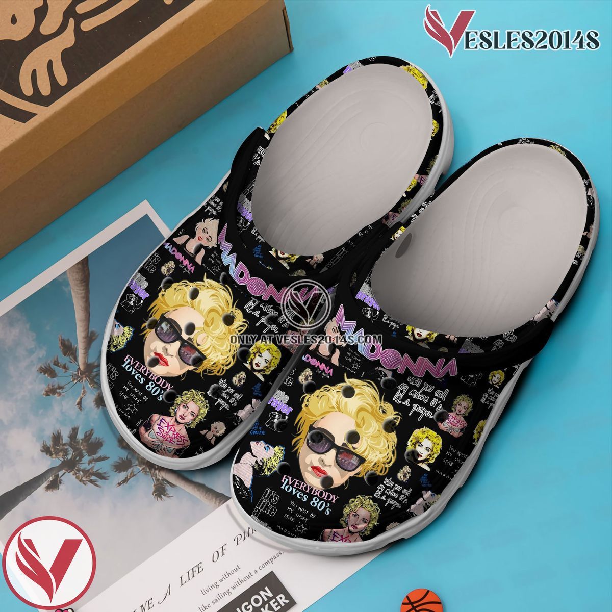 Madonna Music Crocs Crocband Clogs Shoes, Unique Gifts For Fans Style 6 - Vesles2014S 2