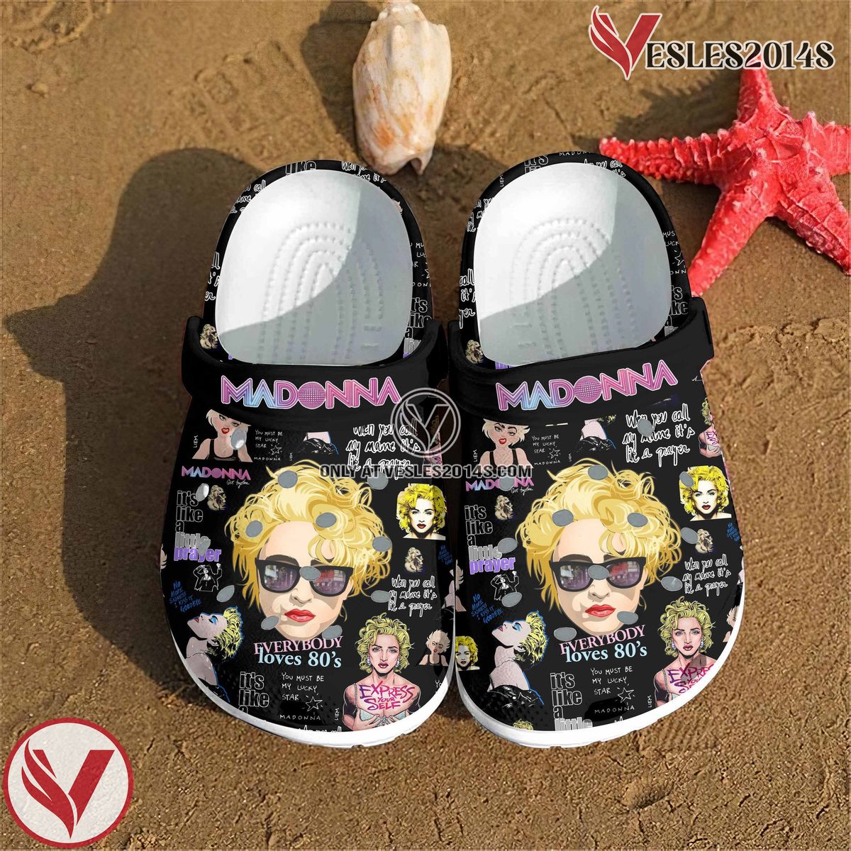 Madonna Music Crocs Crocband Clogs Shoes, Unique Gifts For Fans Style 6 - Vesles2014S 3