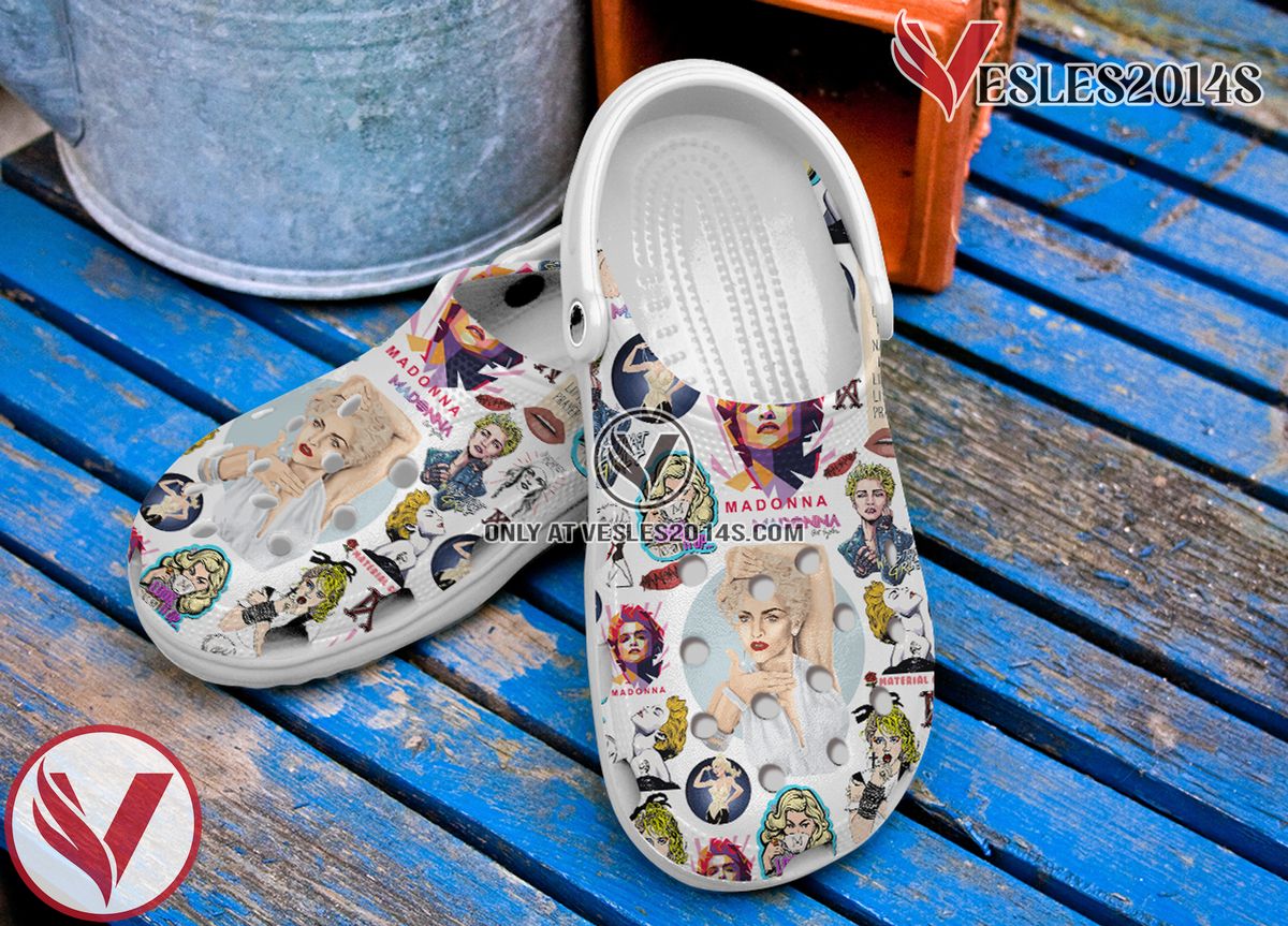 Madonna Music Crocs Crocband Clogs Shoes, Unique Gifts For Fans Style 9 - Vesles2014S 2