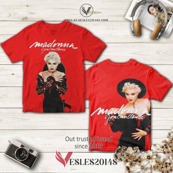 Madonna You Can Dance Album 3D T-Shirt, Perfect Gifts For Music Lovers - Vesles2014S