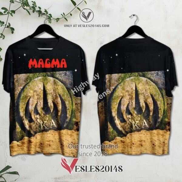 Magma-K.A Album 3D Shirt, Unique Gifts For Music Lovers - Vesles2014S