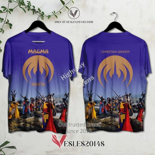Magma-Magma Wurdah Itah Album 3D Shirt, Unique Gifts For Music Lovers - Vesles2014S
