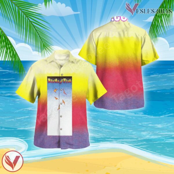 Mahavishnu Orchestra Birds Of Fire Album Cover Hawaiian Shirt, Unique Gifts For Music Lovers Vesles2014S