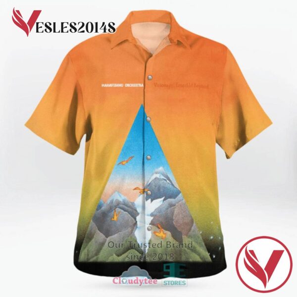 Mahavishnu Orchestra Visions Of The Emerald Beyond 1975 Casual Hawaiian Shirt, Best Gifts For Summer Vesles2014S 2