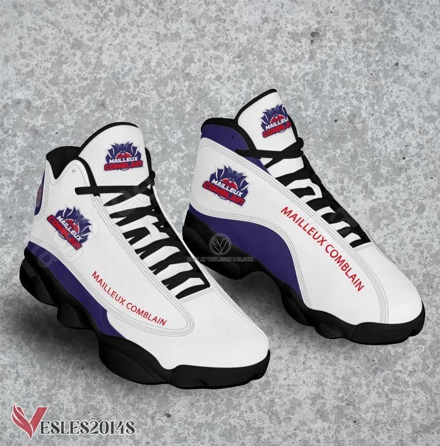 Mailleux Comblain Logo Air Jordan 13 Shoes, Best Sneaker Gifts For Fans - Vesles2014s 1