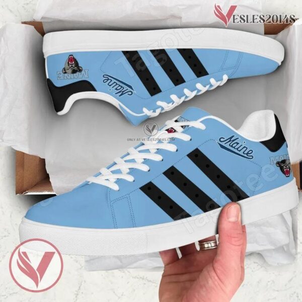 Maine Black Bears Print Stan Smith Shoes, Best Sneaker For Fans - Vesles2014s