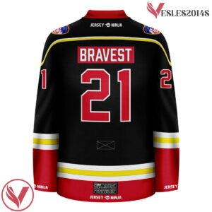 Maltese FDNY Cross Black Hockey Jersey - Vesles2014S 3