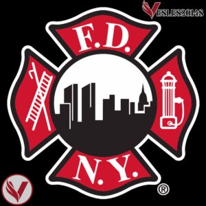 Maltese FDNY Cross Black Hockey Jersey - Vesles2014S 4