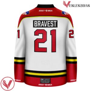 Maltese FDNY  Cross White Hockey Jersey - Vesles2014S 3