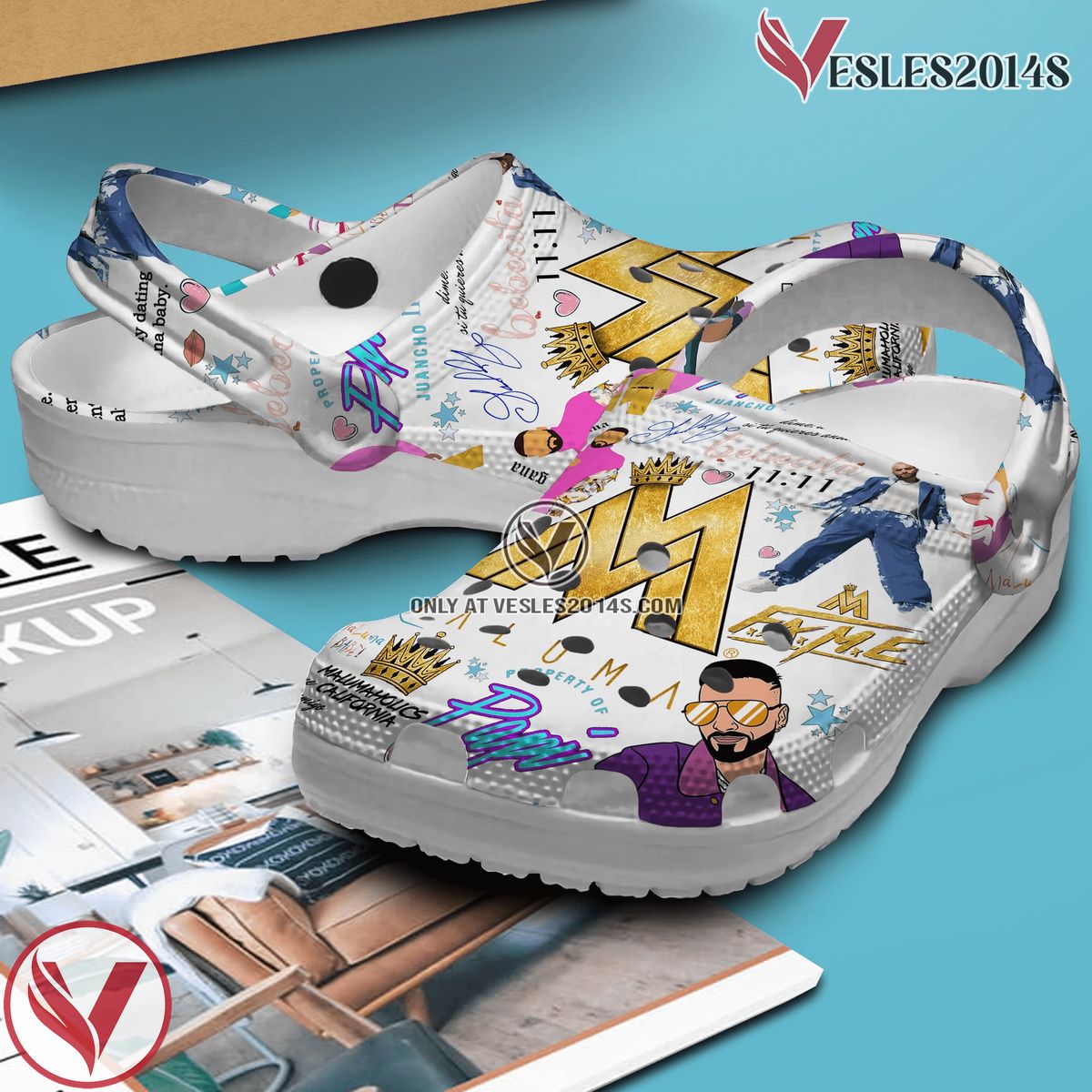 Maluma 11pm Music Crocs Crocband Clogs Shoes, Unique Gifts For Fans - Vesles2014S 2