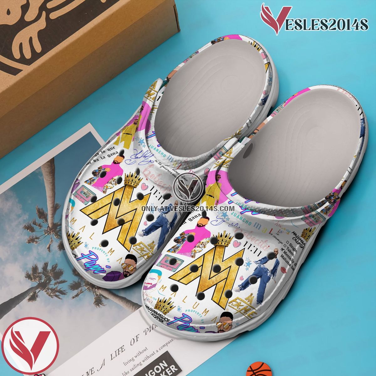 Maluma 11pm Music Crocs Crocband Clogs Shoes, Unique Gifts For Fans - Vesles2014S 3