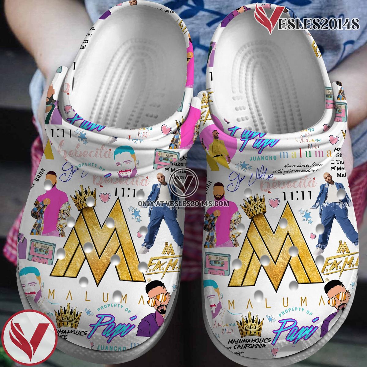 Maluma 11pm Music Crocs Crocband Clogs Shoes, Unique Gifts For Fans - Vesles2014S