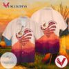 Mama Llama Graphic Print Short Sleeve Hawaiian Casual Shirt Vesles2014S