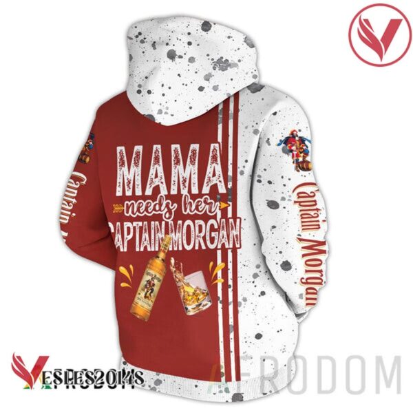 Mama Needs Her Captain Morgan Hoodie & Zip Hoodie - Vesles2014S 3