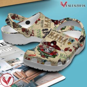 Mana Mexico Lindo Y Querido 2023 TourMusic Crocs Crocband Clogs Shoes Comfortable For Men Women and Kids, Unique Gift From  Vesles2014S 2