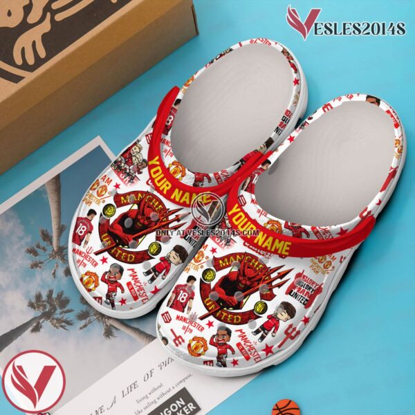 Manchester United Football Club Crocs Crocband Clogs Shoes Comfortable For Men Women and Kids, Unique Gift From  Vesles2014S 2