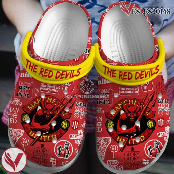 Manchester United Football ClubCrocs Crocband Clogs Shoes Comfortable For Men Women and Kids, Unique Gift From  Vesles2014S 3