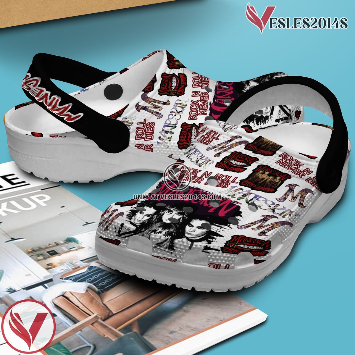 Maneskin Music Crocs Crocband Clogs Shoes, Unique Gifts For Fans Style 2 - Vesles2014S 3