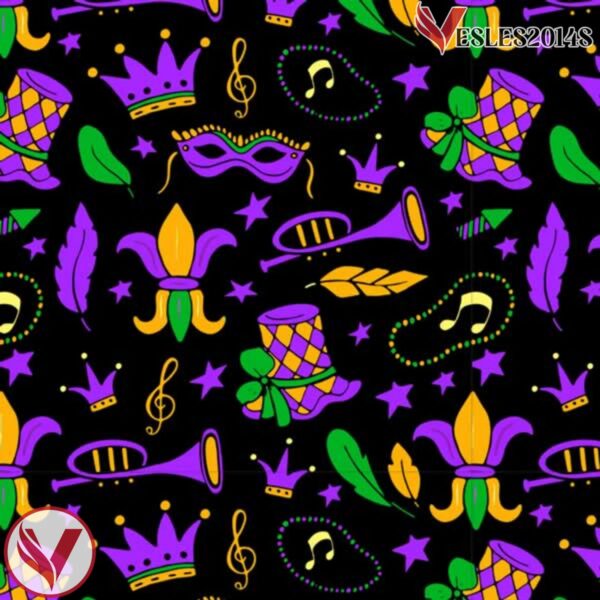 Mardi Gras Fat Tuesday Ugly Sweater Holiday Hockey Jersey - Vesles2014S 4
