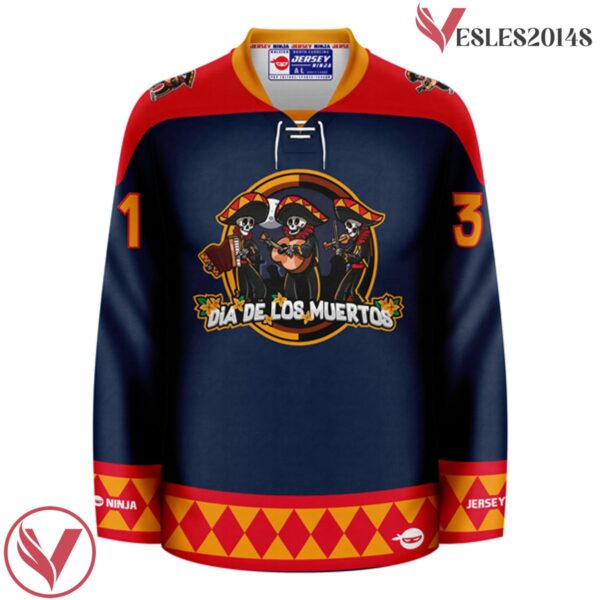 Mariachi Band Dia de los Muertos Jersey - Vesles2014S 2