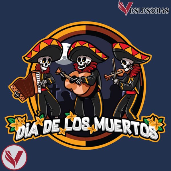 Mariachi Band Dia de los Muertos Jersey - Vesles2014S 4